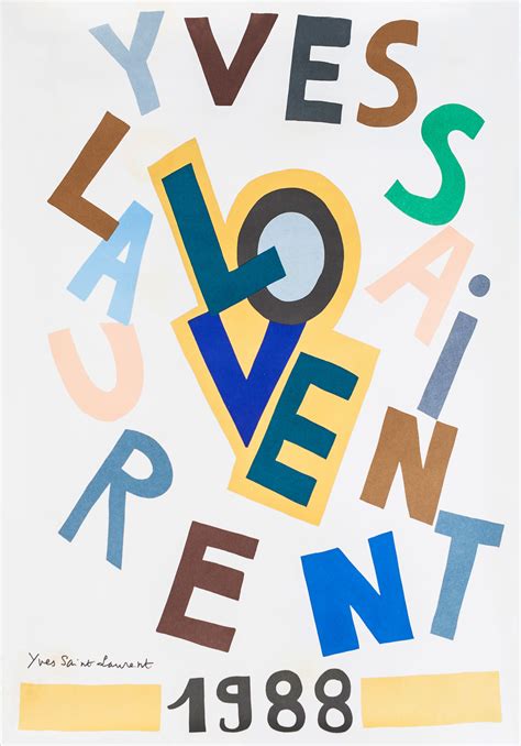 ysl love poster buy|metal ysl posters.